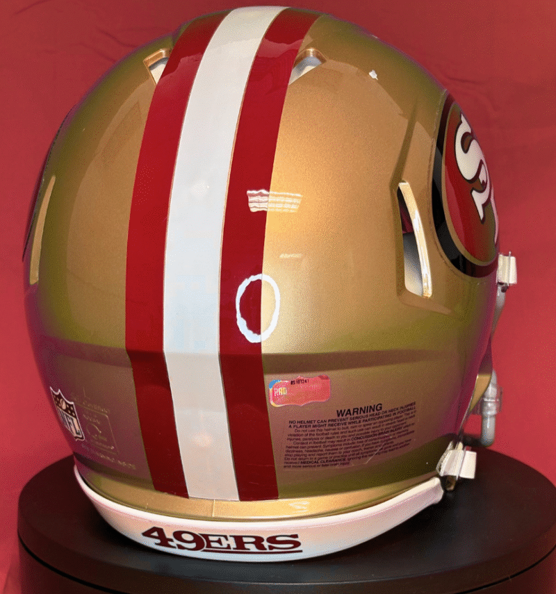 Steve Young Autographed on-field San Francisco 49ers NFL Helmet - Image 5