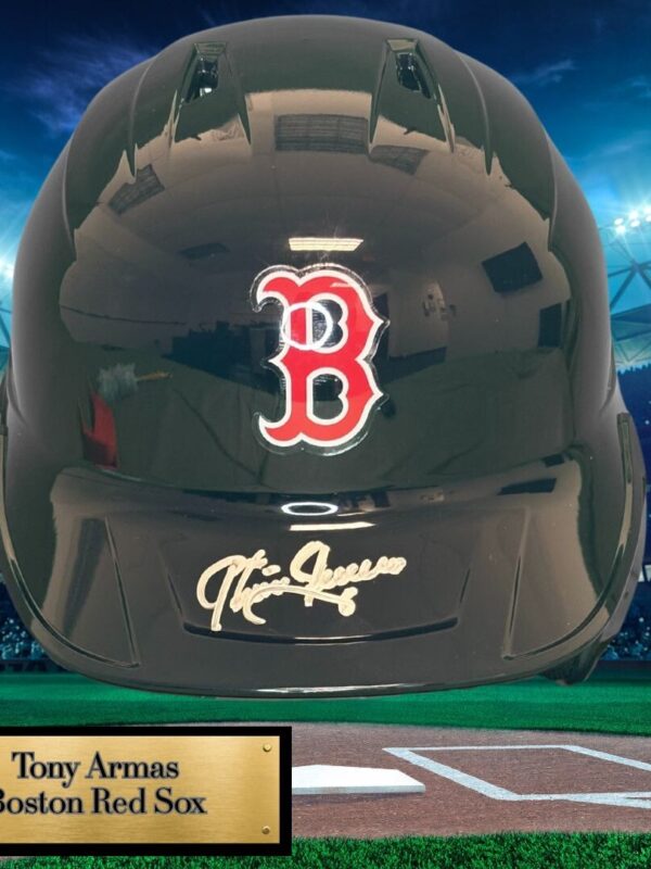 Tony Armas Autographed Boston Red Sox Rawlings Helmet