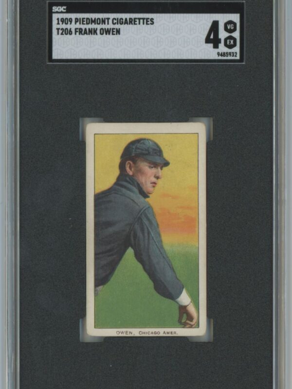 1909 PIEDMONT WHITE BORDER FRANK OWEN SGC 4 CHICAGO