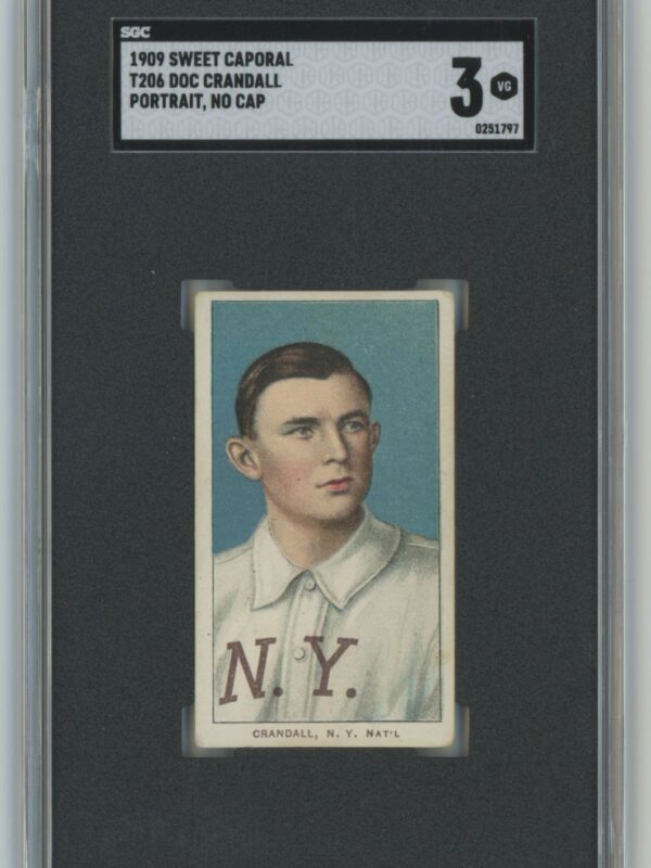 1909 SWEET CAPORAL WHITE BORDER DOC CRANDALL SGC 3 NEW YORK 286593747073