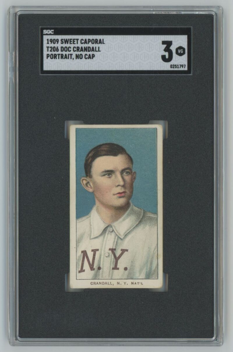 1909 SWEET CAPORAL WHITE BORDER DOC CRANDALL SGC 3 NEW YORK 286593747073