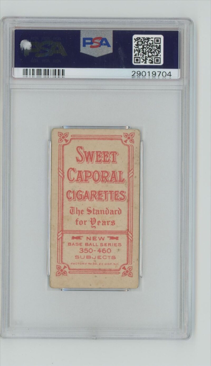 1909 SWEET CAPORAL WHITE BORDER ORVAL OVERALL PSA 4 CHICAGO HANDS WAIST LEVEL - Image 3