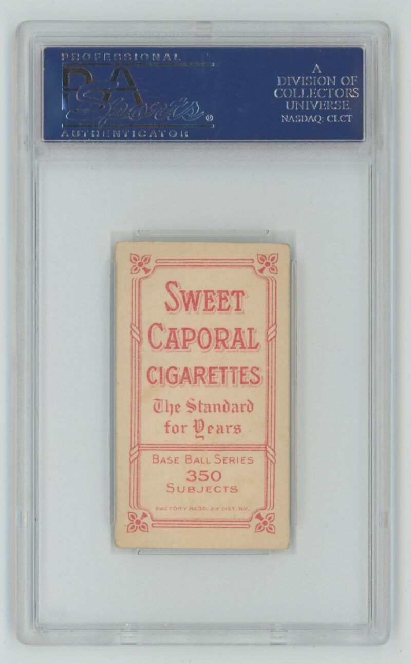 1909 SWEET CAPORAL WHITE BORDER RED AMES PSA 5 NEW YORK POP 14 ONLY 7 HIGHER - Image 3
