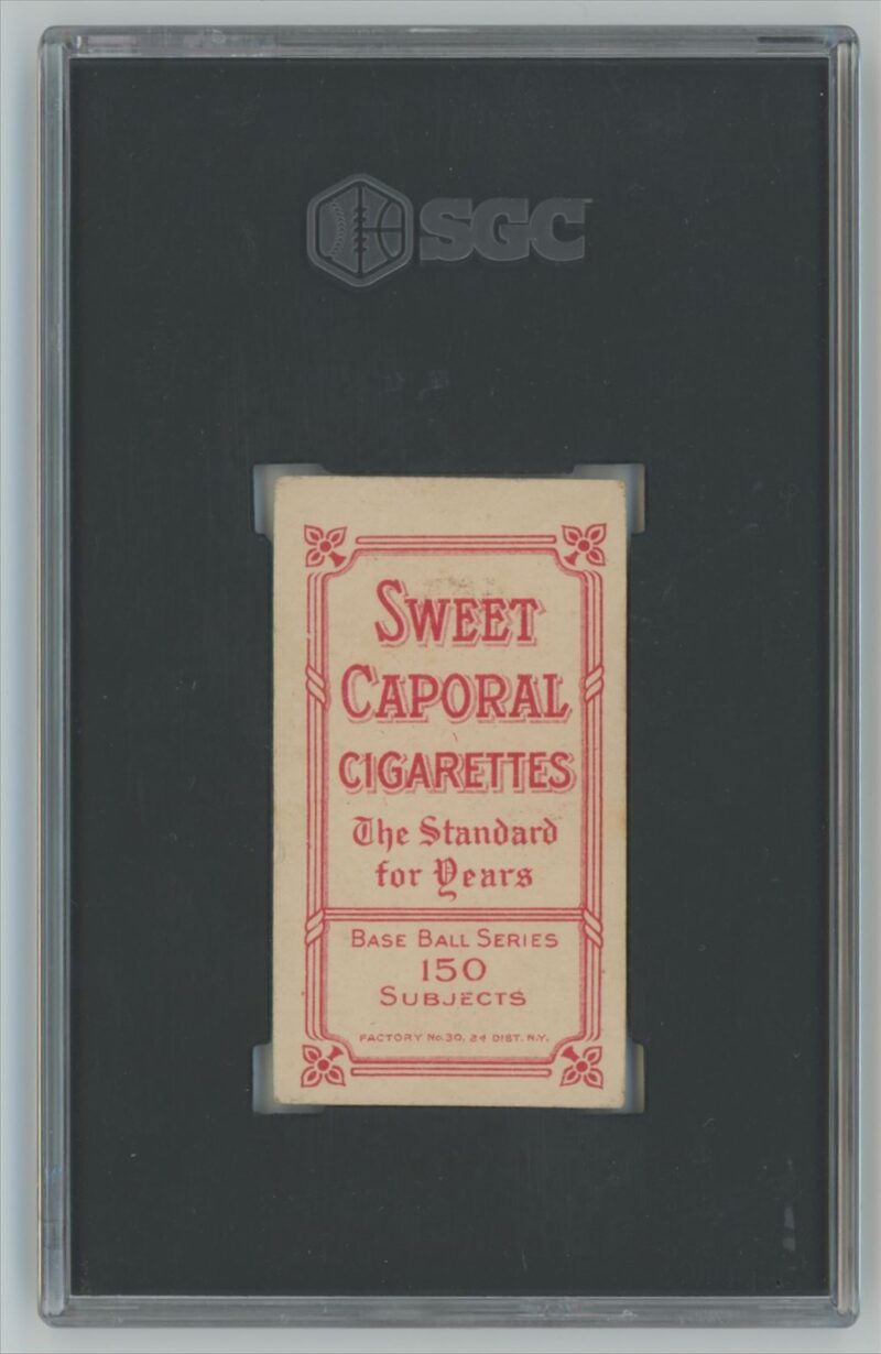 1909 WHITE BORDER CHRISTT MATHEWSON 8001868 SGC 4 NEW YORK WHITE CAP - Image 3