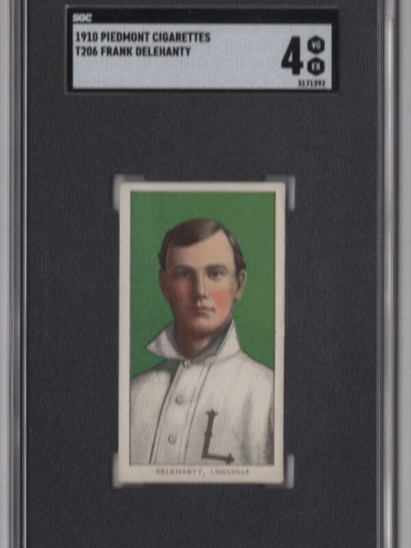 1910 PIEDMONT WHITE BORDER FRANK DELEHANTY SGC 4 LOUISVILLE