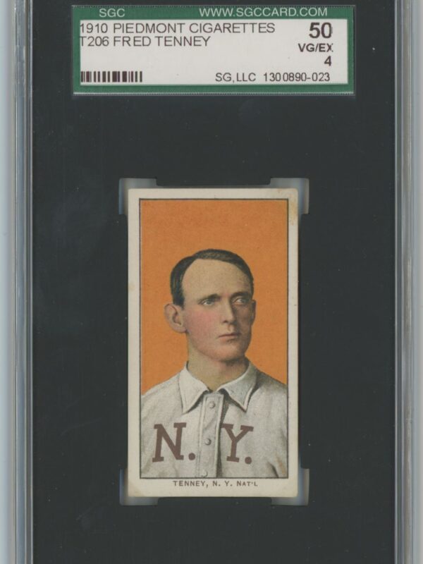 1910 PIEDMONT WHITE BORDER FRED TENNEY SGC 4 NEW YORK