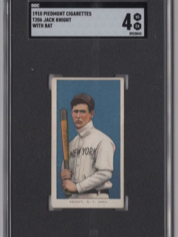 1910 PIEDMONT WHITE BORDER JACK KNIGHT SGC 4 NEW YORK