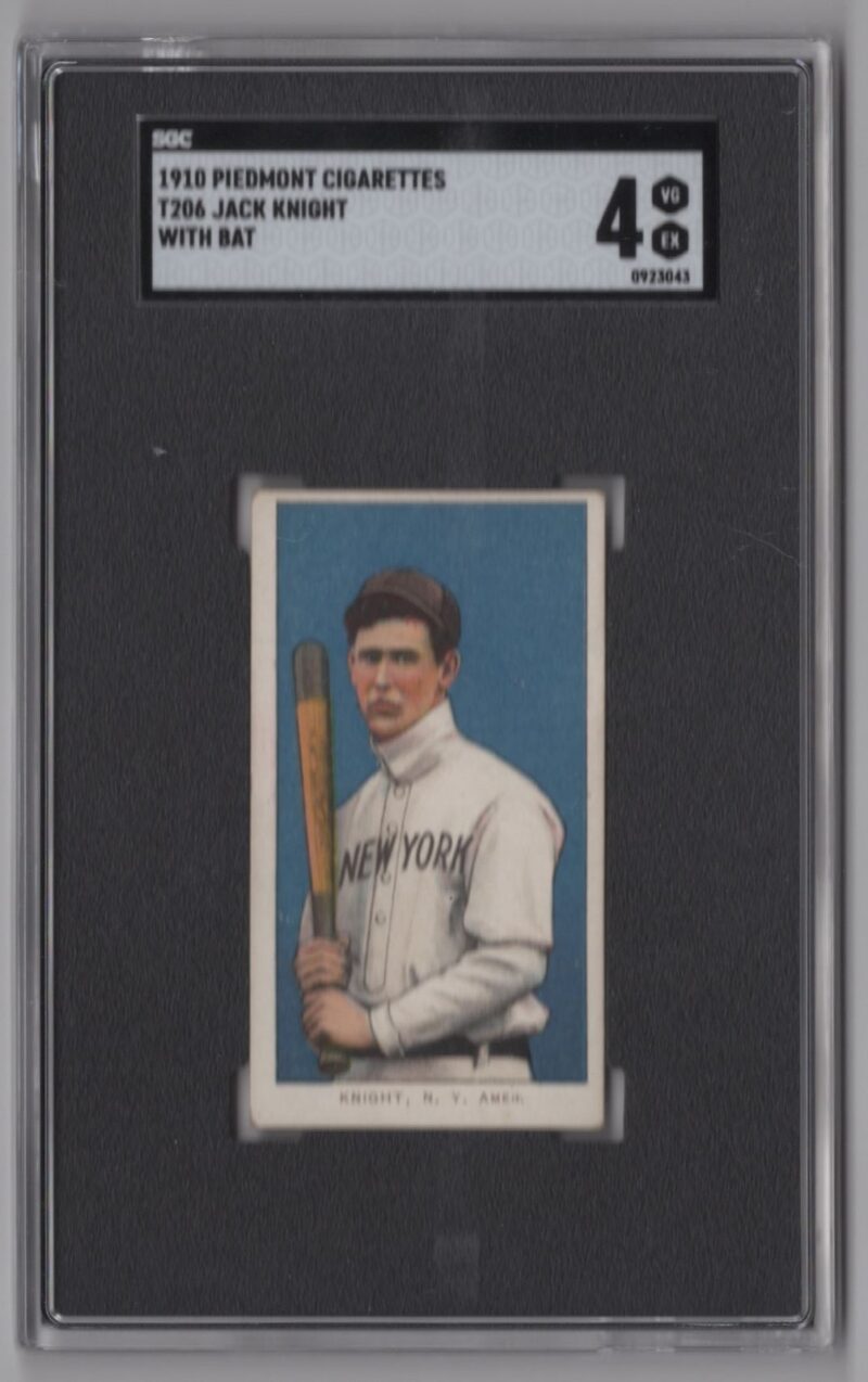 1910 PIEDMONT WHITE BORDER JACK KNIGHT SGC 4 NEW YORK