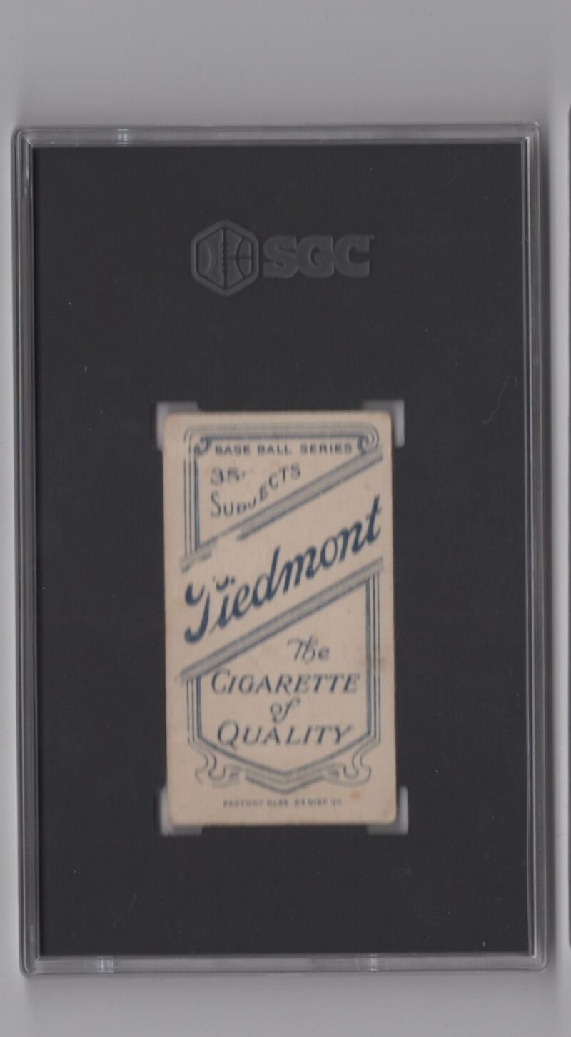 1910 T206 WHITE BORDER GEORGE MORIARTY SGC 1.5 DETROIT #- - Image 3