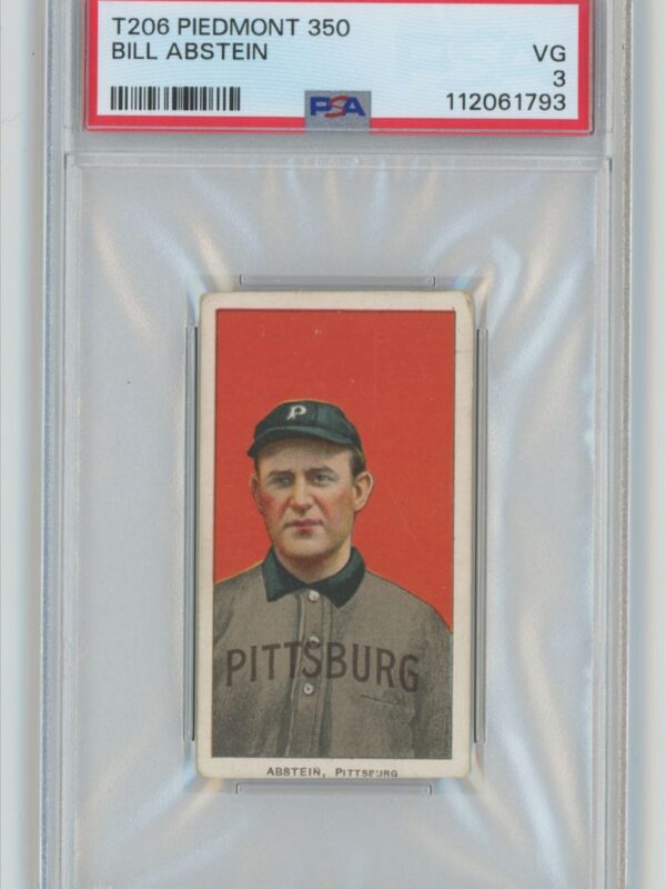 1911 PIEDMONT WHITE BORDER BILL ABSTEIN PSA 3 PITTSBURGH