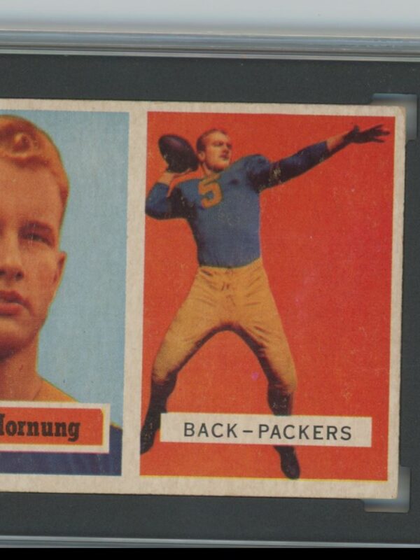 1957 TOPPS PAUL HORNUNG ROOKIE SGC 5 GREEN BAY PACKERS #151