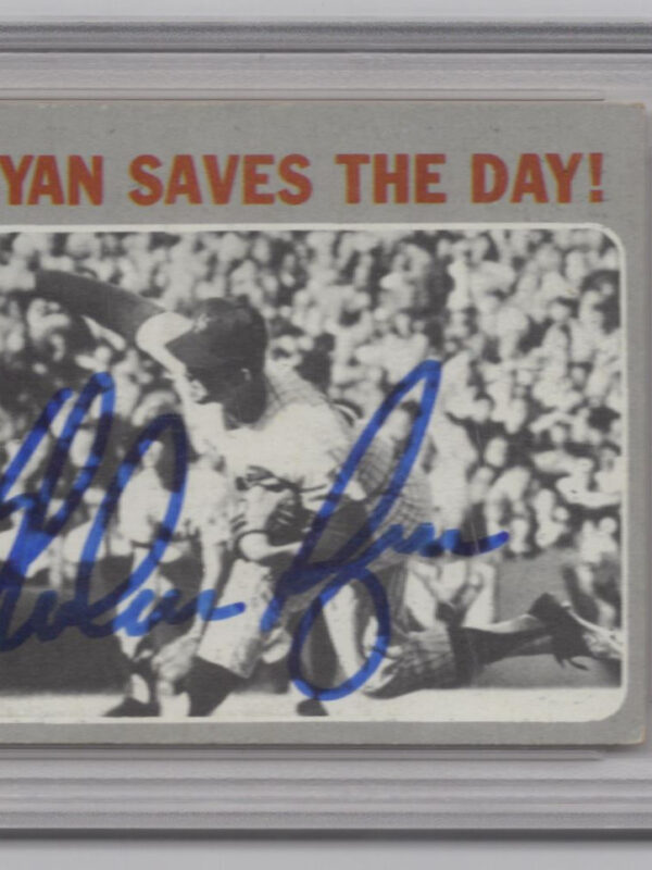 1970 3-15 NLCS GAME 3 - RYAN SAVES THE DAY! LCS AUTO PSA NEW YORK METS/ATLANTA