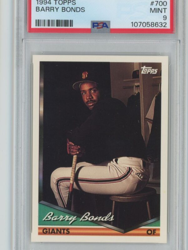 1994 TOPPS BARRY BONDS PSA 9 SAN FRANCISCO GIANTS 700 TOTAL POP 130 286740727183