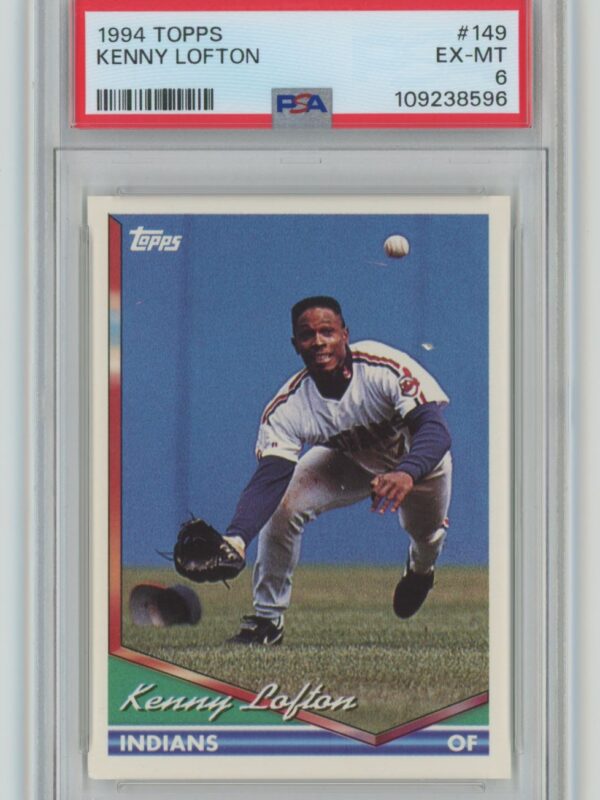 1994 TOPPS KENNY LOFTON PSA 6 CLEVELAND INDIANS #149