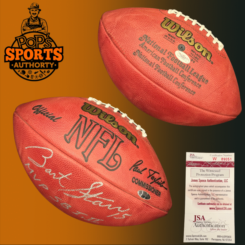 Bart Starr Autographed Football, Inscribed "MVP SB I, II" - Image 3