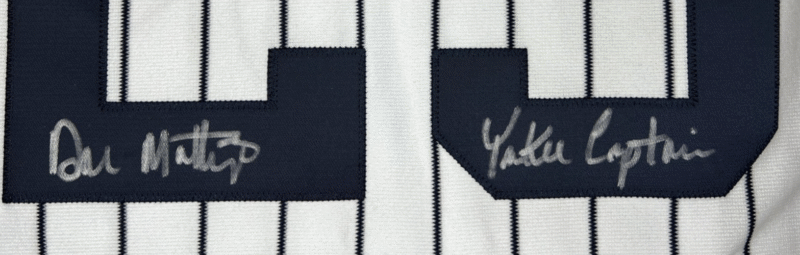Don Mattingly Autographed & Inscribed New York Yankees Mitchell & Ness Jersey - Image 4