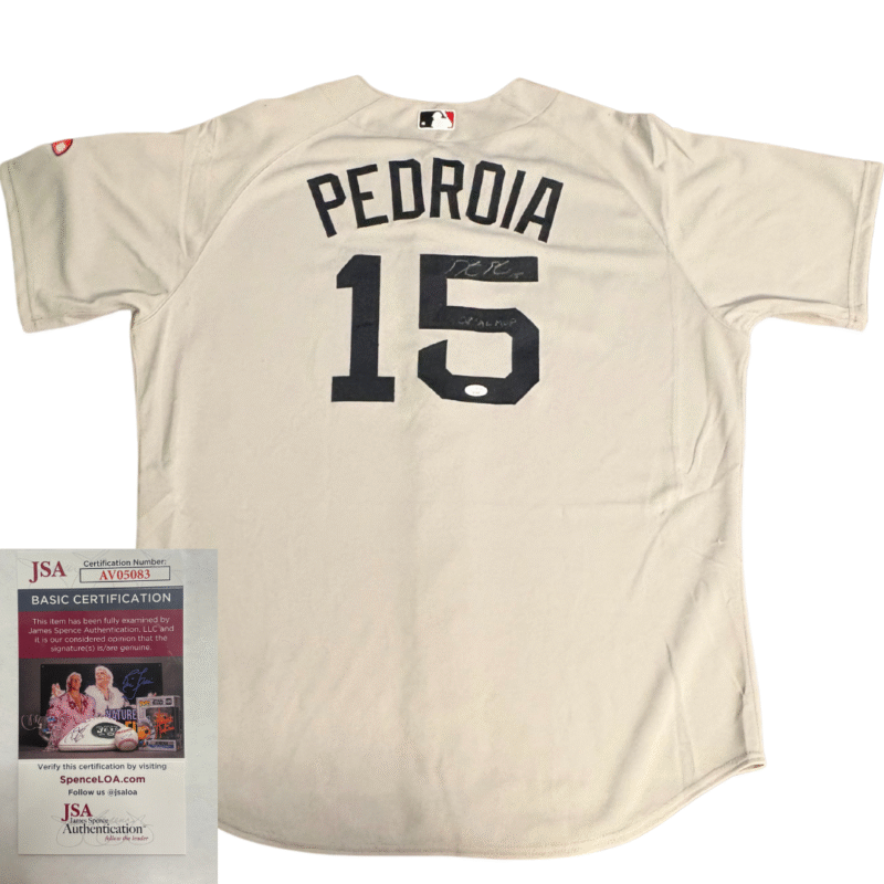 Dustin Pedroia Autographed Boston Red Sox Majestic Jersey - Image 4