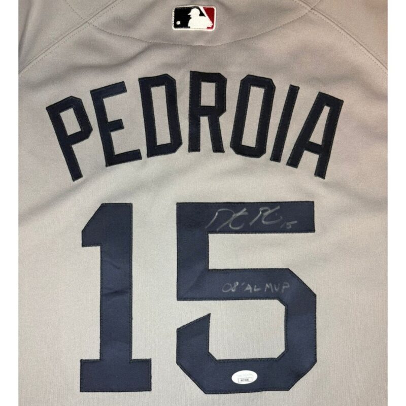 Dustin Pedroia Autographed Boston Red Sox Majestic Jersey - Image 5