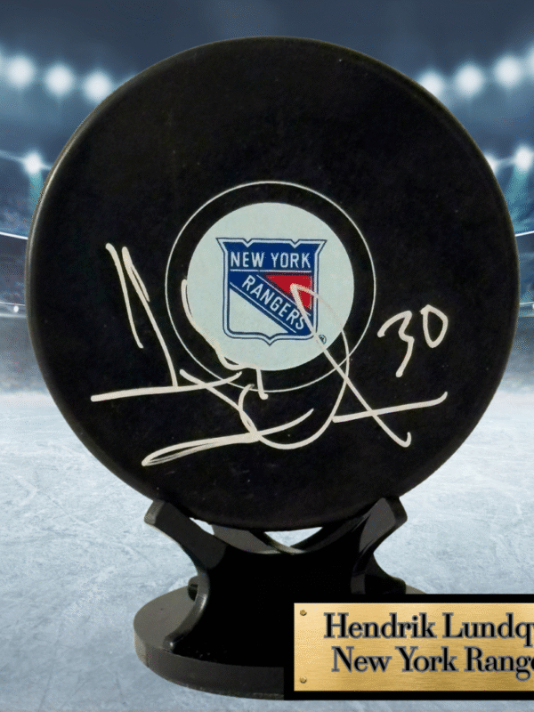Henrik Lundqvist Autographed NHL Hockey Puck – Fanatics Certified