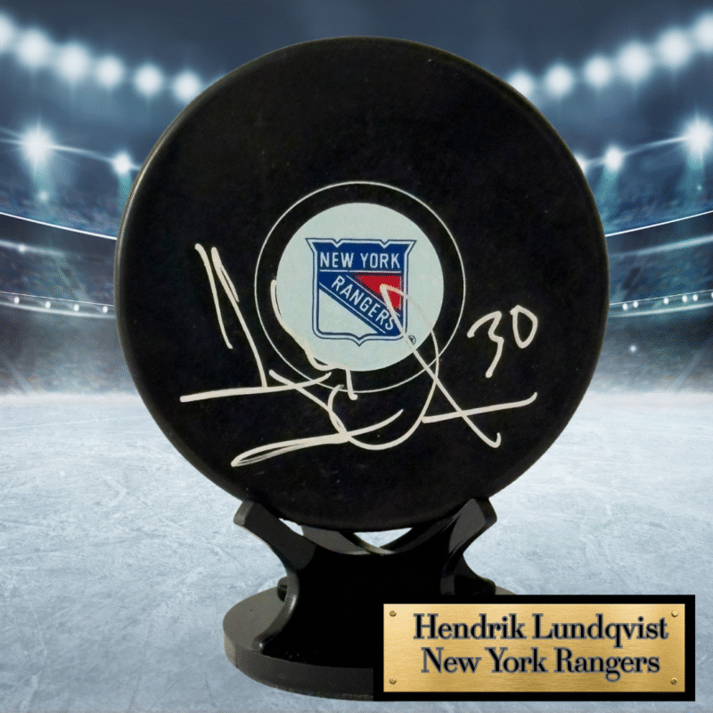 Henrik Lundqvist Autographed NHL Hockey Puck – Fanatics Certified