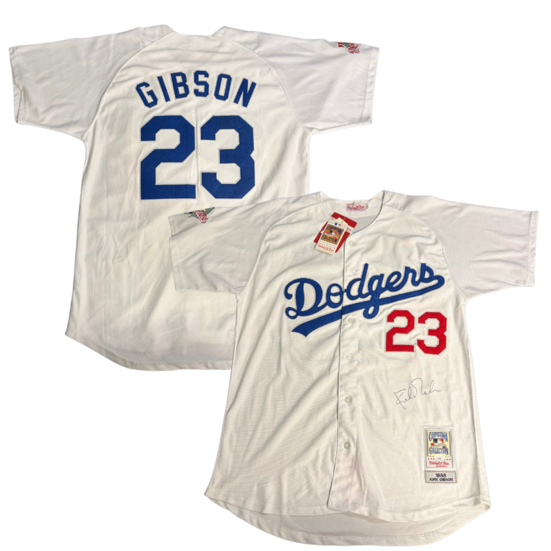 Kirk Gibson Autographed Los Angels Dodger 1988 World Series Jersey - Image 3