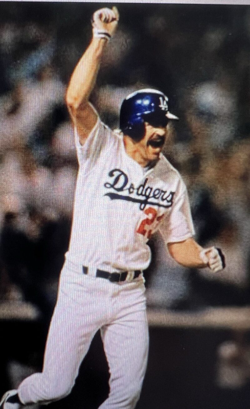 Kirk Gibson Autographed Los Angels Dodger 1988 World Series Jersey - Image 4