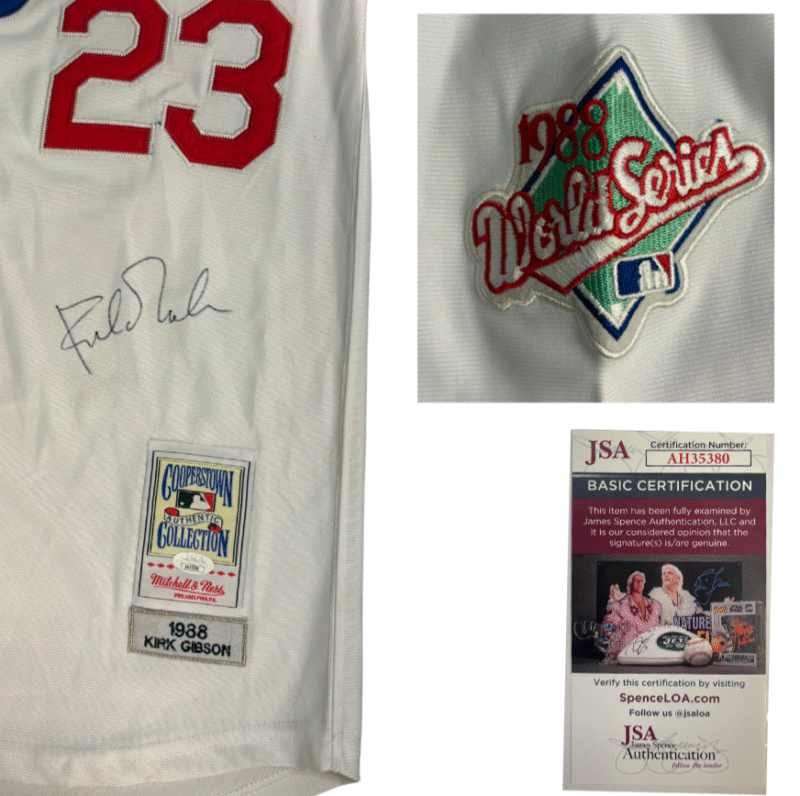 Kirk Gibson Autographed Los Angels Dodger 1988 World Series Jersey - Image 5
