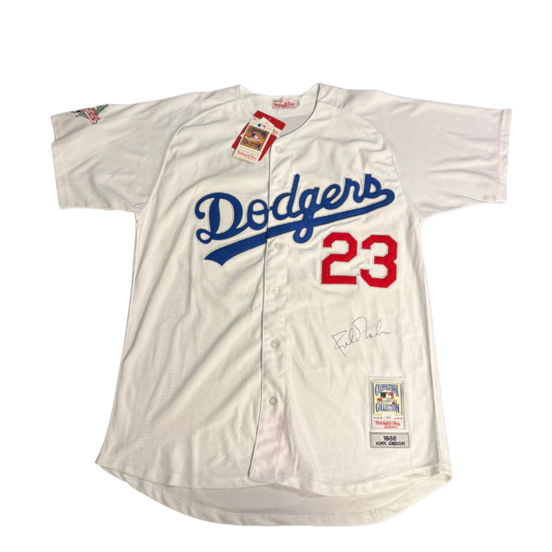 Kirk Gibson Autographed Los Angels Dodger 1988 World Series Jersey - Image 6