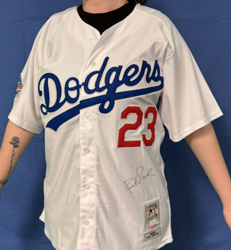 Kirk Gibson Autographed Los Angels Dodger 1988 World Series Jersey - Image 8