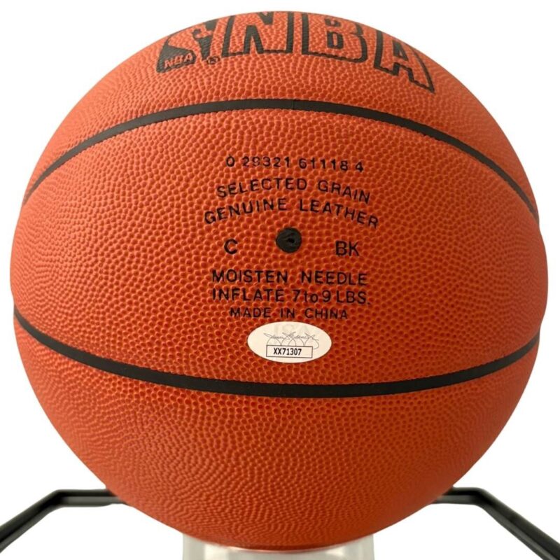 L.A. Lakers Wilt Chamberlain Autographed Basketball Inscribed "HOF 78" (JSA) - Image 5