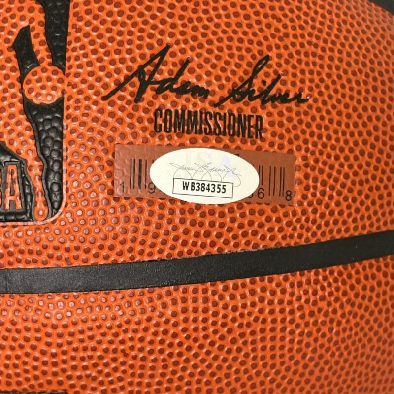 Larry Bird Boston Celtics Autographed Wilson NBA Basketball (JSA) - Image 6