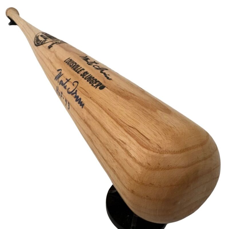 New York Giants Monte Irvin Autographed Louisville Slugger MLB Bat (BECKETT) - Image 11