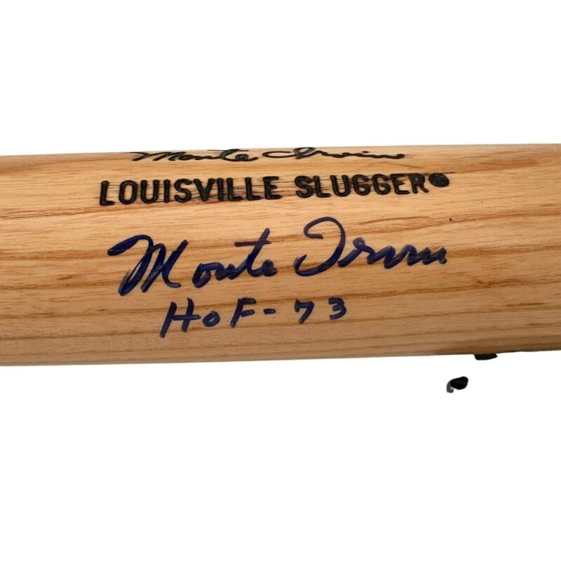 New York Giants Monte Irvin Autographed Louisville Slugger MLB Bat (BECKETT) - Image 5