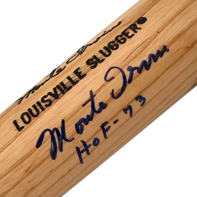 New York Giants Monte Irvin Autographed Louisville Slugger MLB Bat (BECKETT)