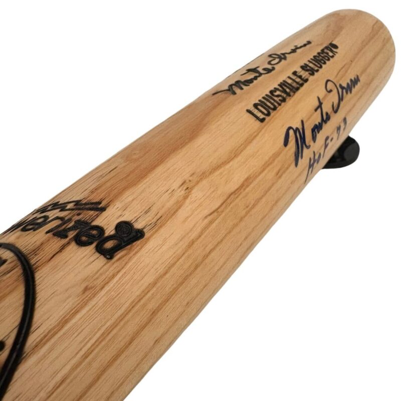 New York Giants Monte Irvin Autographed Louisville Slugger MLB Bat (BECKETT) - Image 10