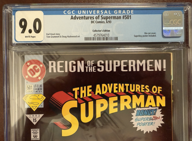Original DC Comics Adventures of Superman Comic 501 286732025143 4