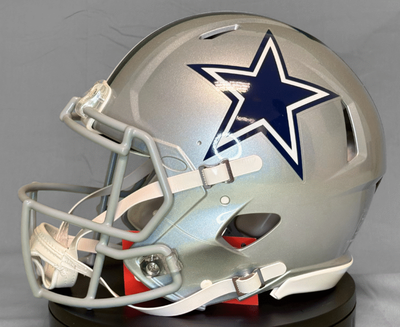 Roger Staubach Autographed Signed on-field Dallas Cowboys NFL Helmet - Image 6