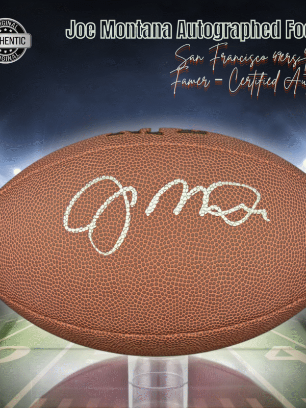 San Francisco 49ers Joe Montana Autographed Wilson NFL Football