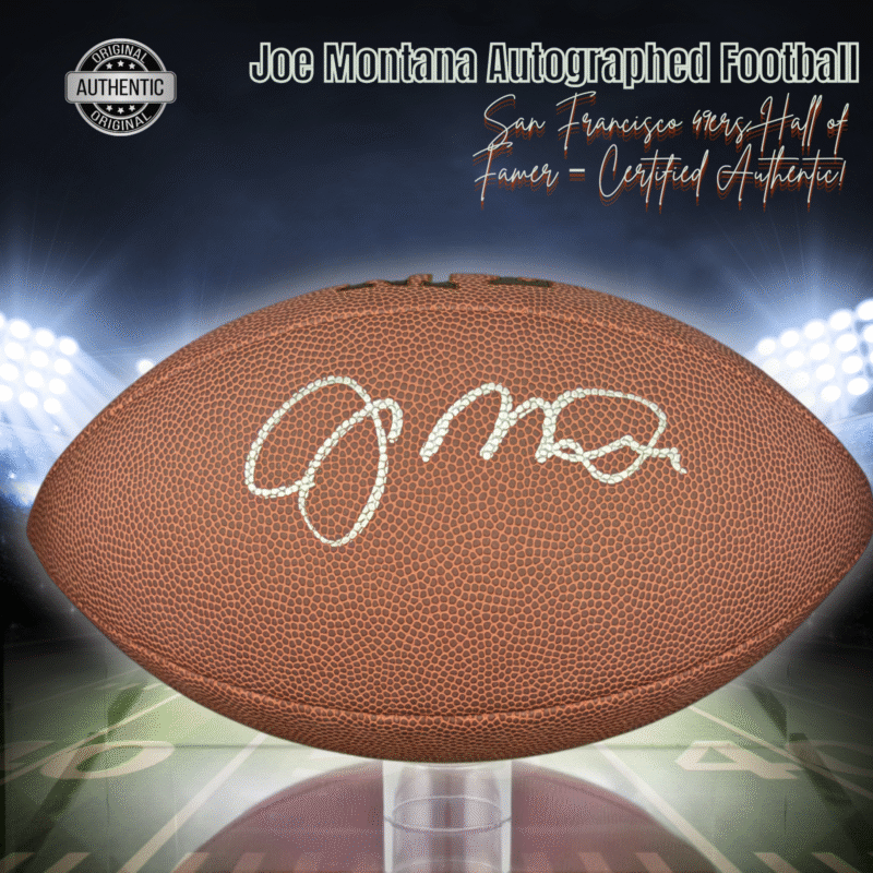 San Francisco 49ers Joe Montana Autographed Wilson NFL Football