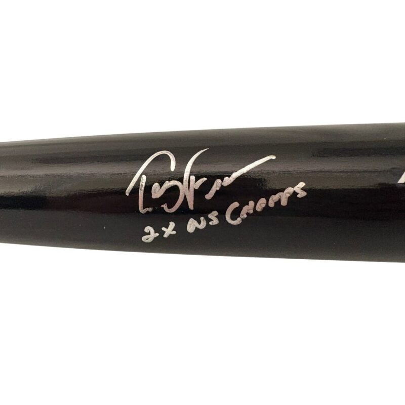 Terry Francona Autographed & Inscribed Rawlings Baseball Bat (BECKETT) - Image 5