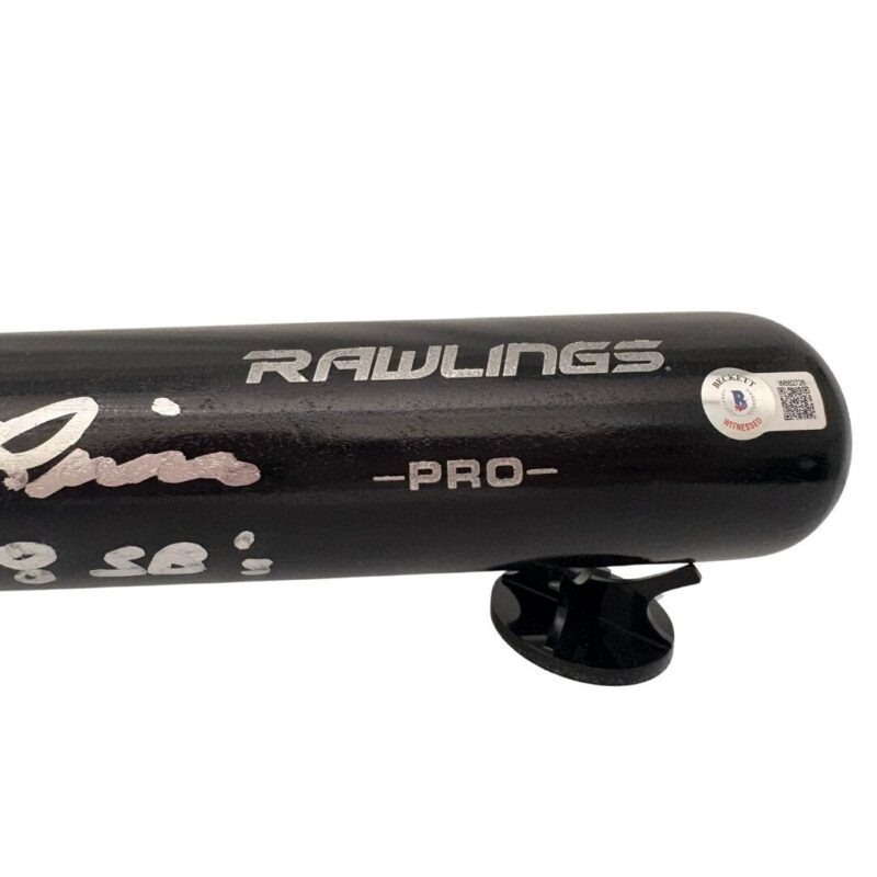 Tim Raines Autographed Montreal Expos Rawlings Baseball Bat (BECKETT) - Image 6