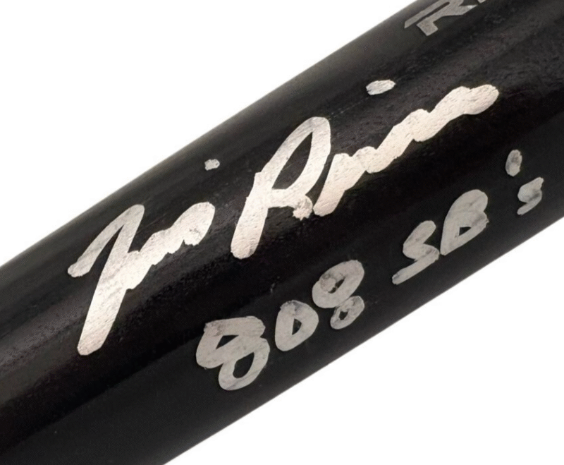 Tim Raines Autographed Montreal Expos Rawlings Baseball Bat (BECKETT)