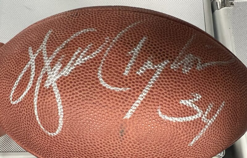 Walter Payton Autographed Wilson NFL Football; Inscribed "Sweetness" - Image 11