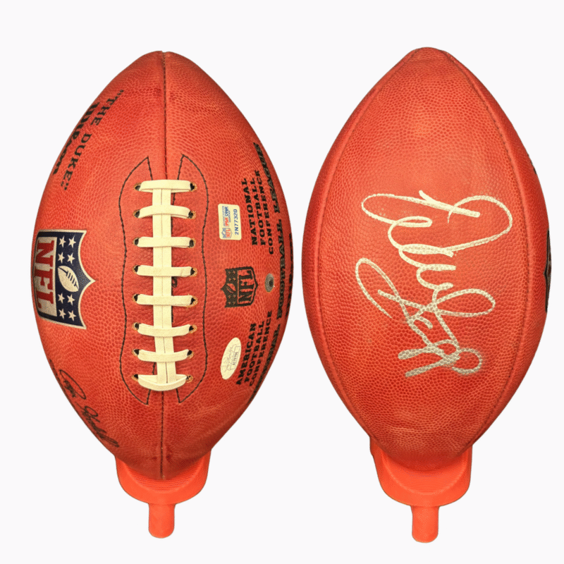 Warren Sapp Autographed "The Duke" Football - Image 4