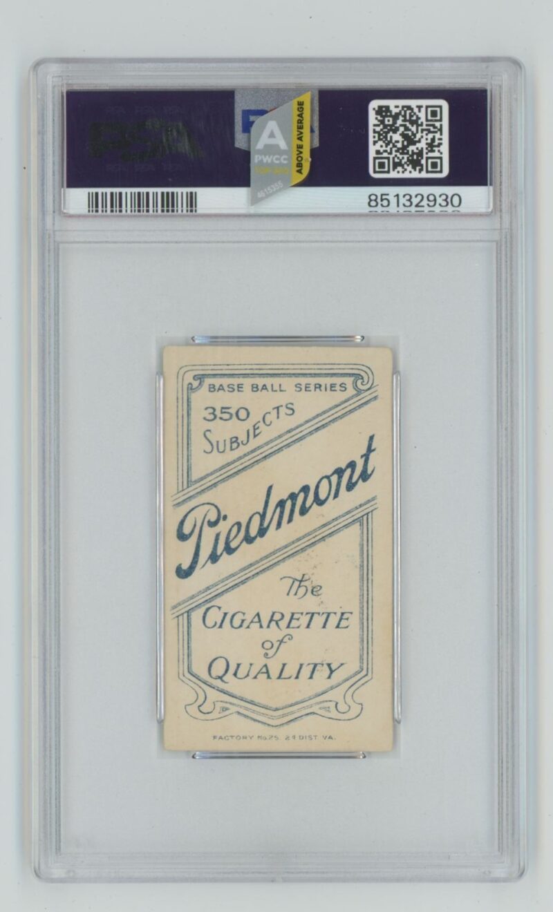 1909 PIEDMONT WHITE BORDER RED DOOIN PSA 4 PHILADELPHIA POP 4 ONLY 4 HIGHER - Image 3