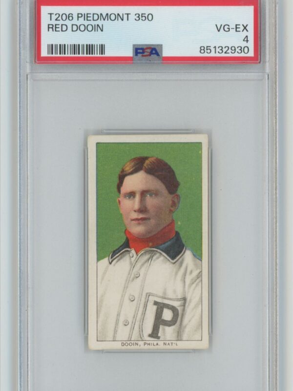 1909 PIEDMONT WHITE BORDER RED DOOIN PSA 4 PHILADELPHIA POP 4 ONLY 4 HIGHER
