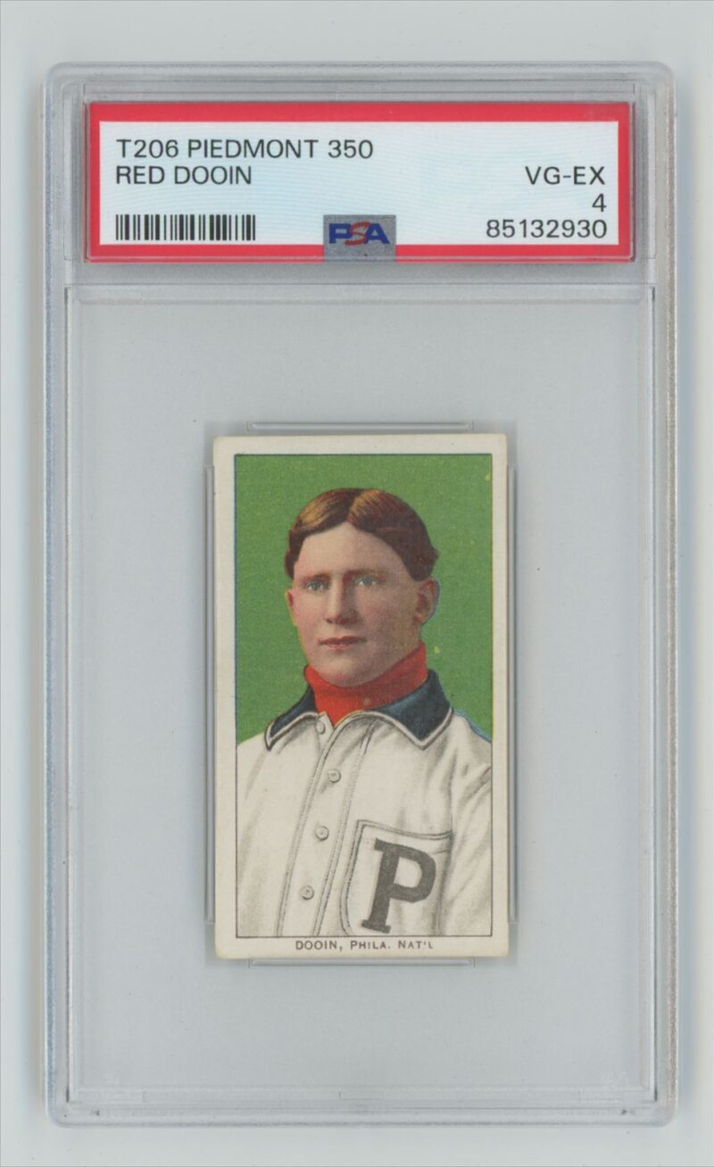 1909 PIEDMONT WHITE BORDER RED DOOIN PSA 4 PHILADELPHIA POP 4 ONLY 4 HIGHER