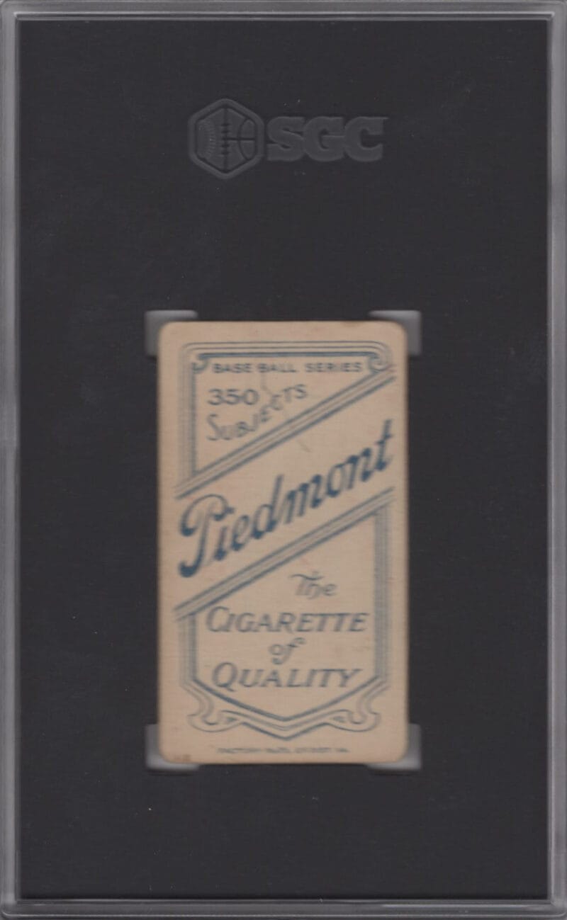 1910 PIEDMONT WHITE BORDER BOB HALL SGC 3 BALTIMORE - Image 3