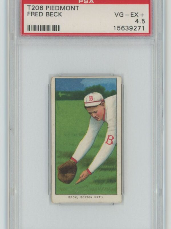 1910 PIEDMONT WHITE BORDER FRED BECK 15639271 PSA 4.5 BOSTON