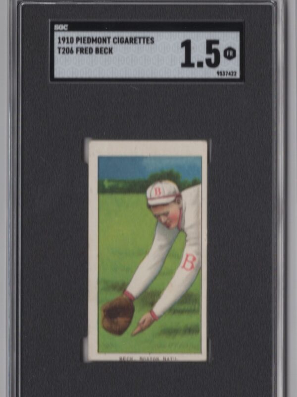 1910 PIEDMONT WHITE BORDER FRED BECK SGC 1.5 BOSTON